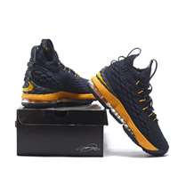 'کفش بسکتبال نایک لبرون 15     Nike LeBron 15 Black Yellow'