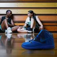 'کفش کتانی بسکتبال بچه گانه      Nike Basketball Shoes Blue    '
