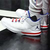 'کفش بسکتبال نایک جردن سفید       Nike Jordan CP3.X AE White'