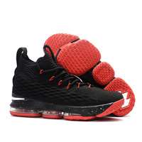 'کفش بسکتبال نایک لبرون 15 قرمز مشکی     Nike LeBron 15 Black Red'