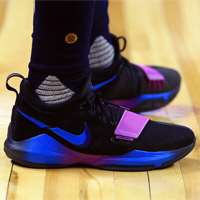 'کفش بسکتبال نایک مشکی بنفش   Nike PG 1 Basketball shoes  '