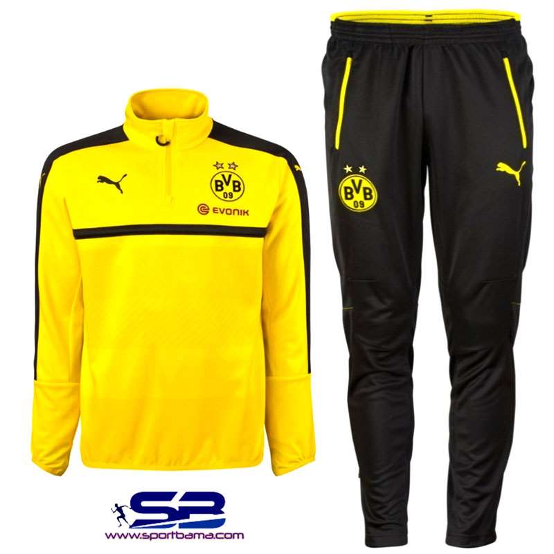 ست پیراهن شلوار ورزشی دورتموند Dortmund set Fitخرید لباس ورزشی-لباس باشگاهیست پیراهن شلوار ورزشی دورتموند Dortmund set Fit