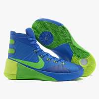 'کفش بسکتبال نایک هایپردانک آبی سبز 2015 Nike HyperDunk  '
