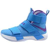 'کتانی نایک لبرون10 مخصوص بسکتبال basketball shoes nike zoom lebron soldier 10 blue purple white844374-110'