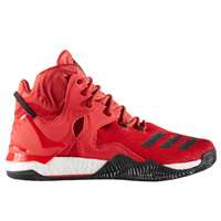 'کفش کتانی ادیداس قرمز مخصوص بسکتبال  adidas red basketball shoes d rose 7'