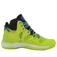 'کفش کتانی ادیداس زرد فسفری مخصوص بسکتبال  adidas basketball shoes d rose 7'