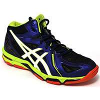  خرید  کفش والیبال اورجینال اسیکس آبی Asics Orginal Volleyball shoes Gel Volley Elite B501N