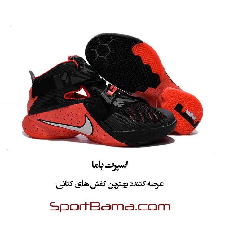  خرید  کفش بسکتبال نایک لبرون  قرمز مشکی Nike Lebron  soldier 15