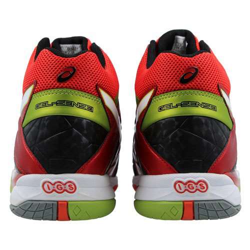  خرید  کفش والیبال اورجینال اسیکس قرمز Asics Orginal Volleyball shoes Gel SENSEI B503Y