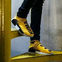 'کفش کتونی آدیداس ان ام دی زرد         Adidas NMD Human Yellow'