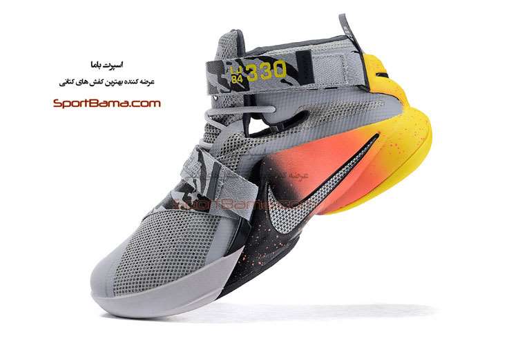  خرید  کفش بسکتبال نایک لبرون  طوسی Nike Lebron  Soldier LJ -330
