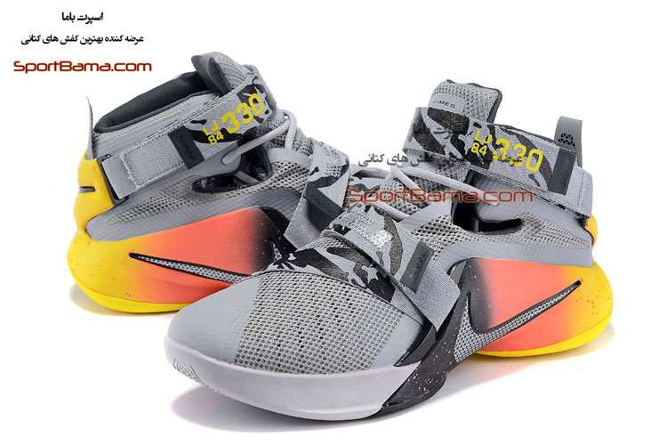  خرید  کفش بسکتبال نایک لبرون  طوسی Nike Lebron  Soldier LJ -330