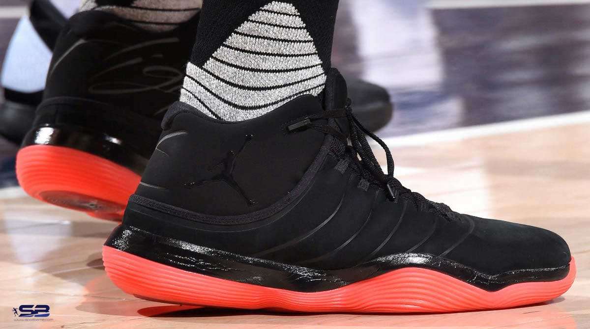  خرید  کفش بسکتبال نایک جردن مشکی قرمز        Nike Jordan Super Fly 2017 