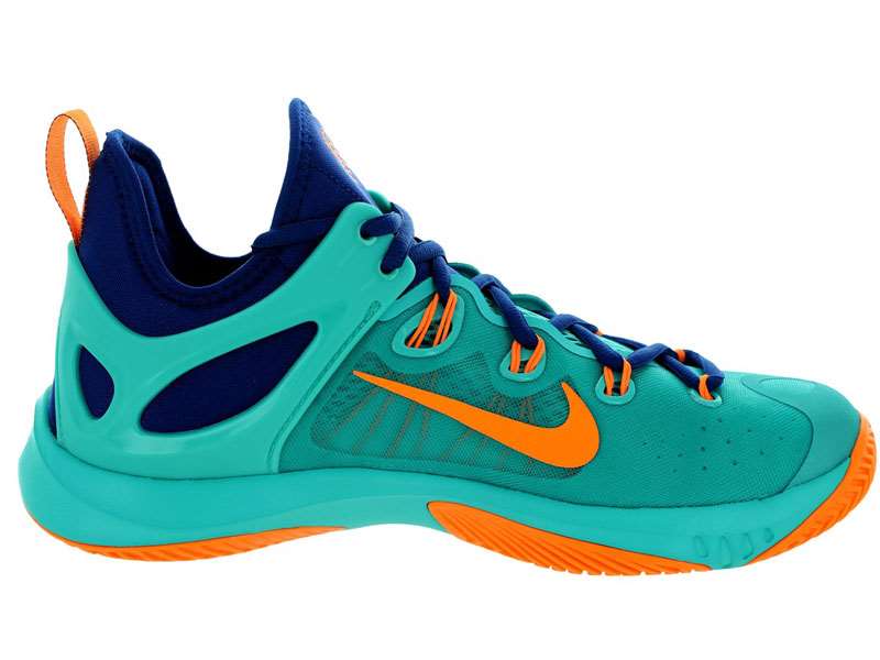 خرید  کفش بسکتبال نایک زوم هایپر سبز ،نارنجی