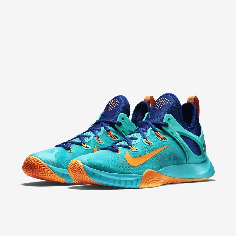  خرید  کفش بسکتبال نایک زوم هایپر سبز ،نارنجی