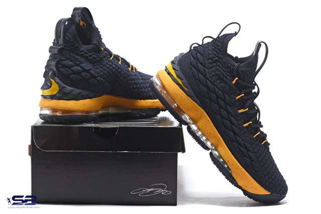  خرید  کفش بسکتبال نایک لبرون 15     Nike LeBron 15 Black Yellow