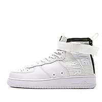 'کفش کتانی نایک ایر فورس با ساق متوسط     Nike Air Force 1  white'