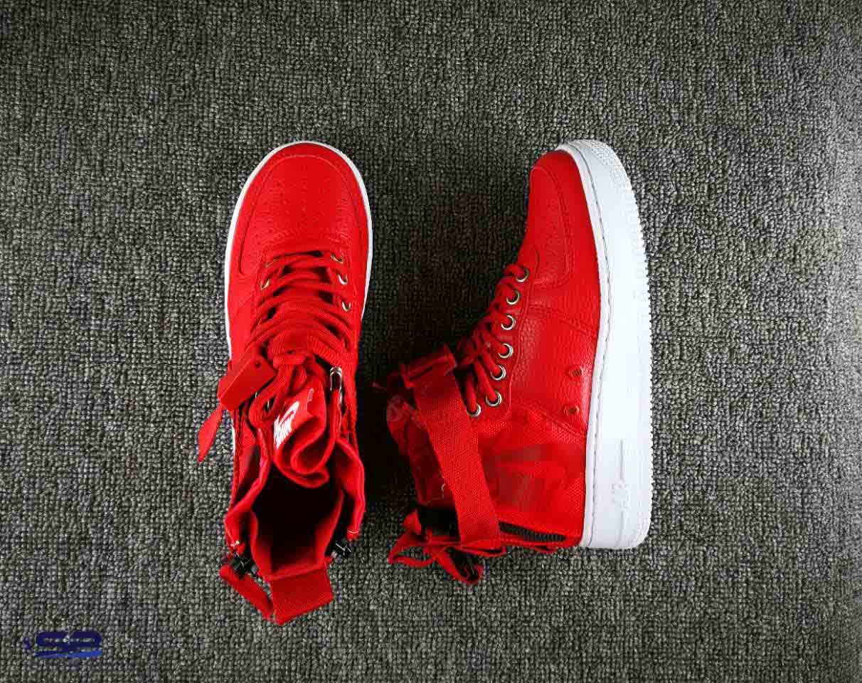  خرید  کفش کتانی نایک ایر فورس قرمز      Nike Air Force 1  Red