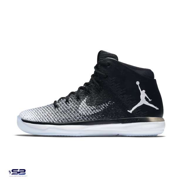 خرید  کفش بسکتبال نایک ایرجردن basketball shoe air jordan 31 fine print black white wolf grey 845037-003