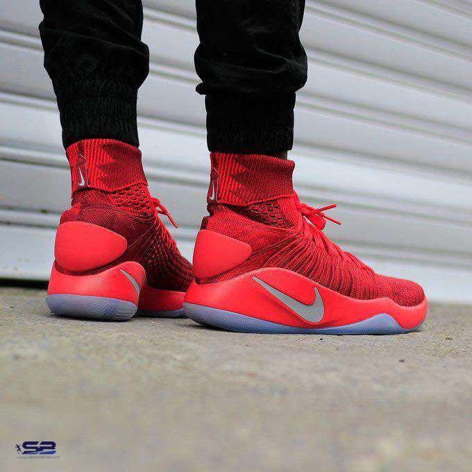  خرید  کفش کتانی نایک هایپردانک         Nike Hyperdunk Flyknit 2016 Red 