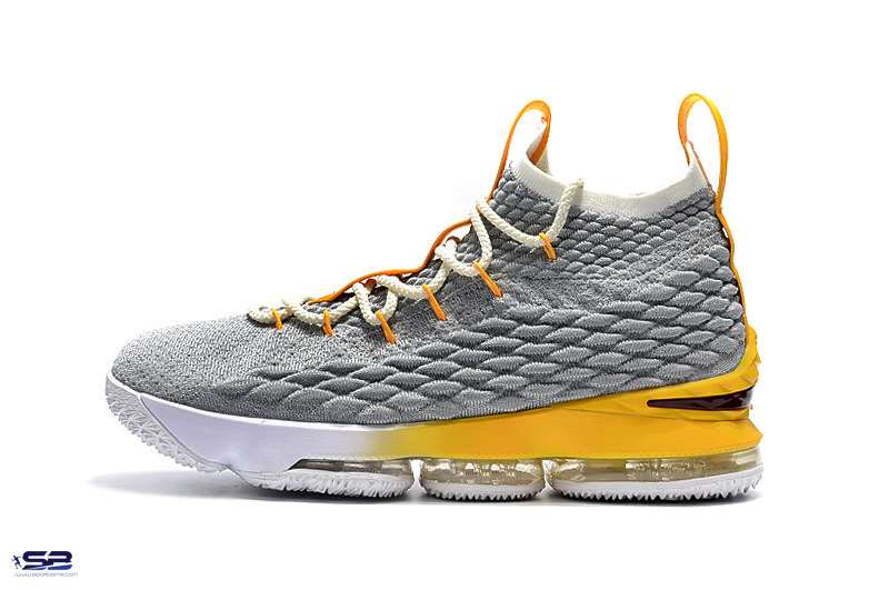  خرید  کفش بسکتبال نایک لبرون 15      Nike LeBron 15  Grey Yellow