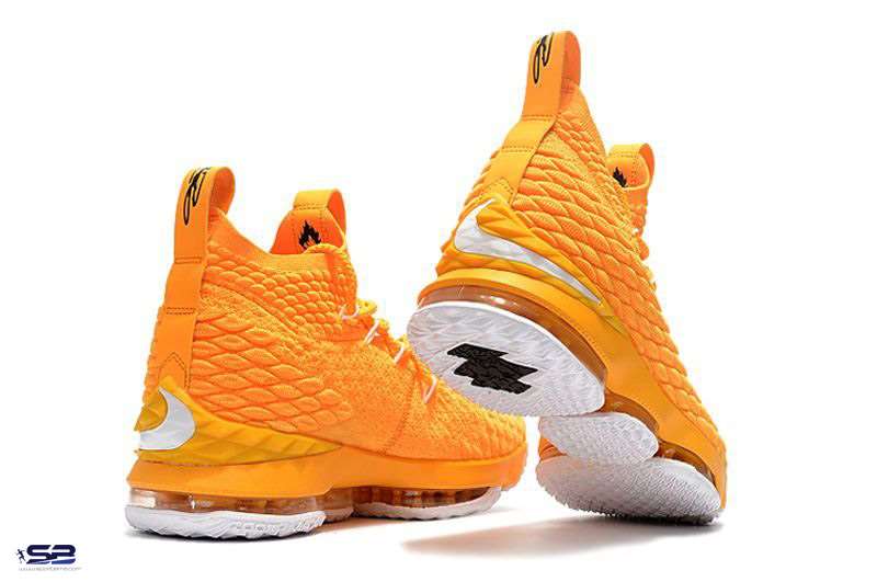  خرید  کفش بسکتبال نایک لبرون 15 زرد     Nike LeBron 15 Yellow