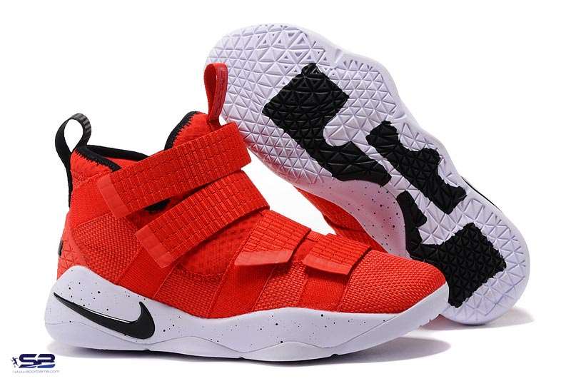  خرید  کفش بسکتبال حرفه ای نایک لبرون قرمز        Nike LeBron Soldier 11 Red 