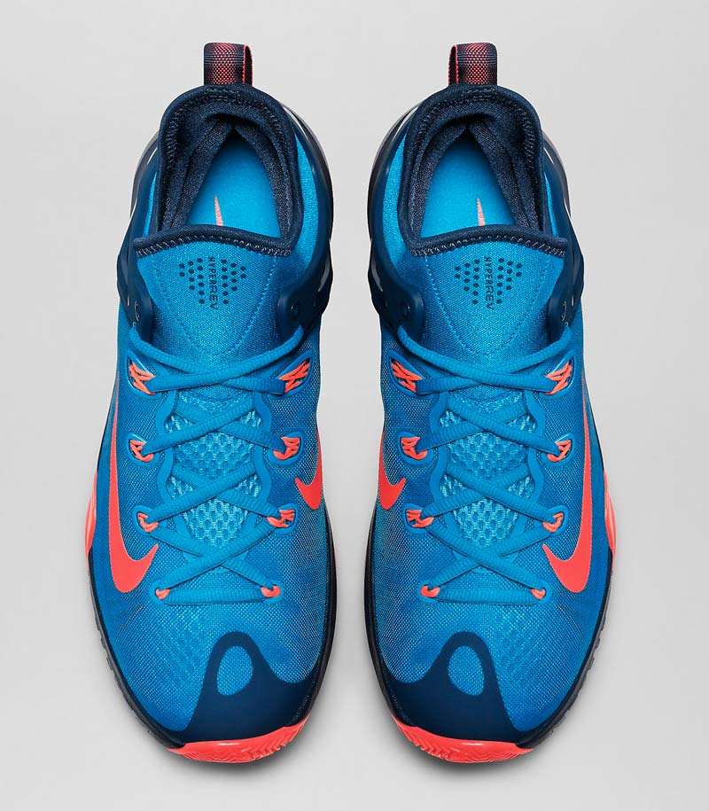  خرید  کفش بسکتبال نایک زوم، هایپر آبی ،سورمه ای Nike Hyperrev 705370-464