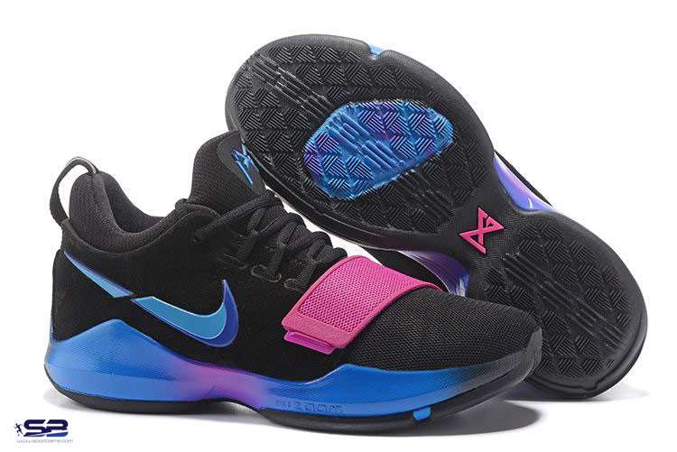  خرید  کفش بسکتبال نایک مشکی بنفش   Nike PG 1 Basketball shoes  
