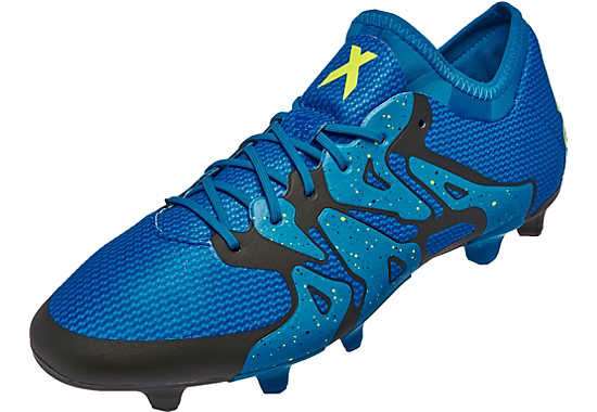  خرید  کفش فوتبال ادیداس چمنی (استوک)اورجینال Adidas x15.3  	آبی