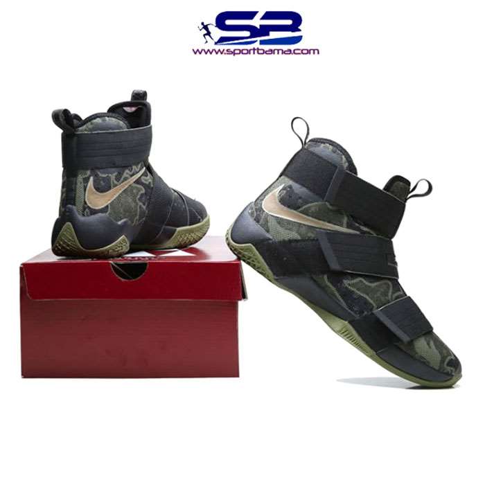  خرید  کفش بسکتبال نایک لبرون10 چریکی  basketball nike lebron soldier 10 sfg ep 852400-022

