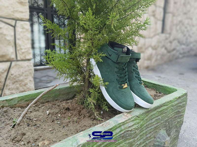  خرید  کفش نایک ایرفورس ساق دار سبز  Nike Shoes AirForce green