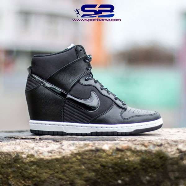  خرید  کفش نایک دانک اسکای ساق دار مشکی classic shoes Nike dunksky hi essential15 wmns black 
644877-008 