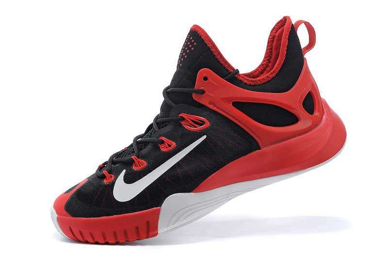  خرید  کفش بسکتبال نایک قرمز مشکی مشابه اورجینال Nike Hyper Dunk 705370-300