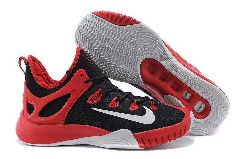  خرید  کفش بسکتبال نایک قرمز مشکی مشابه اورجینال Nike Hyper Dunk 705370-300