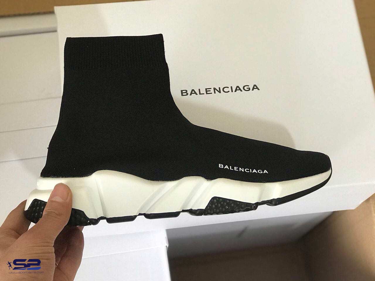  خرید  کفش رانینگ  بالنسیاگا مشکی سفید     Balenciaga Ranning Shoes 
