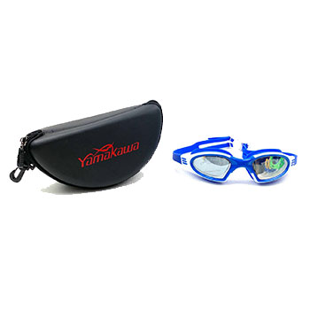 'عینک شنا تمام سیلیکونی اصلی یاماکاوا به همراه کیف پیو'