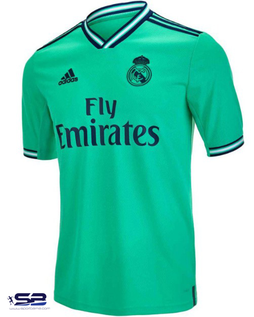 خرید  پیراهن آستین کوتاه رئال مادرید فصل 2020 رنگ سبز-کیت سوم