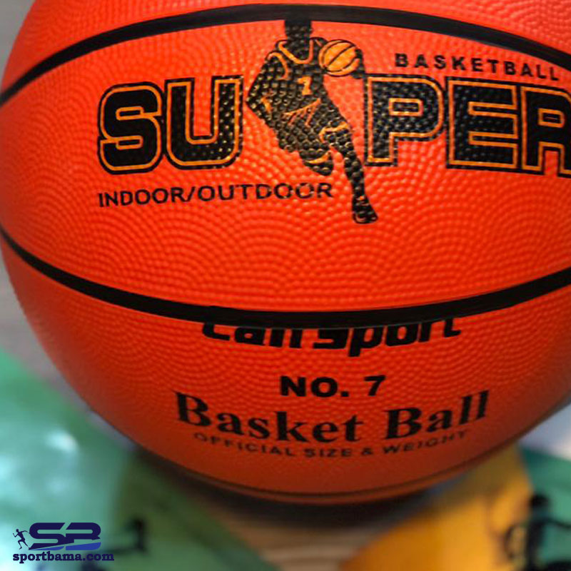  خرید  توپ بسکتبال SUPER لاستیکی سایز 7 