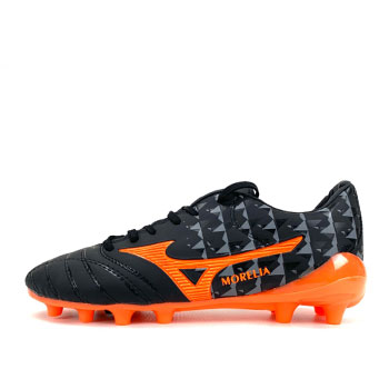 کفش فوتبال میزانو مشکی نارنجی ، مخصوص چمن طبیعی