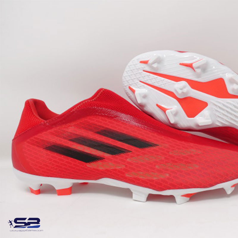  خرید  کفش فوتبال ادیداس ایکس اسپید فلو بدون بند رنگ قرمز 