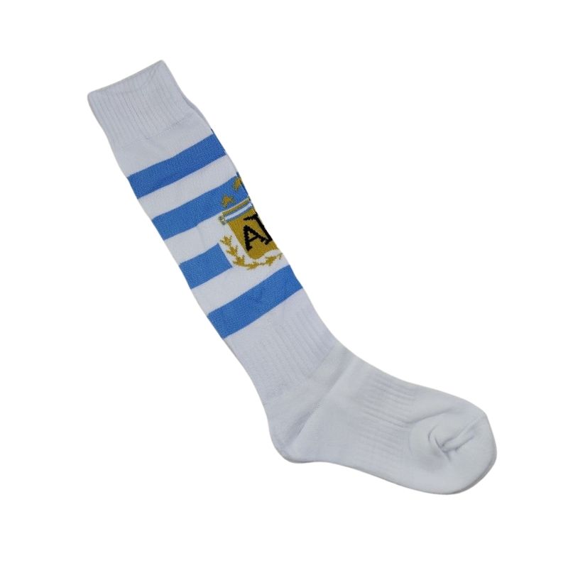 'جوراب فوتبالی بچه گانه کف حوله ای آرژانتین'