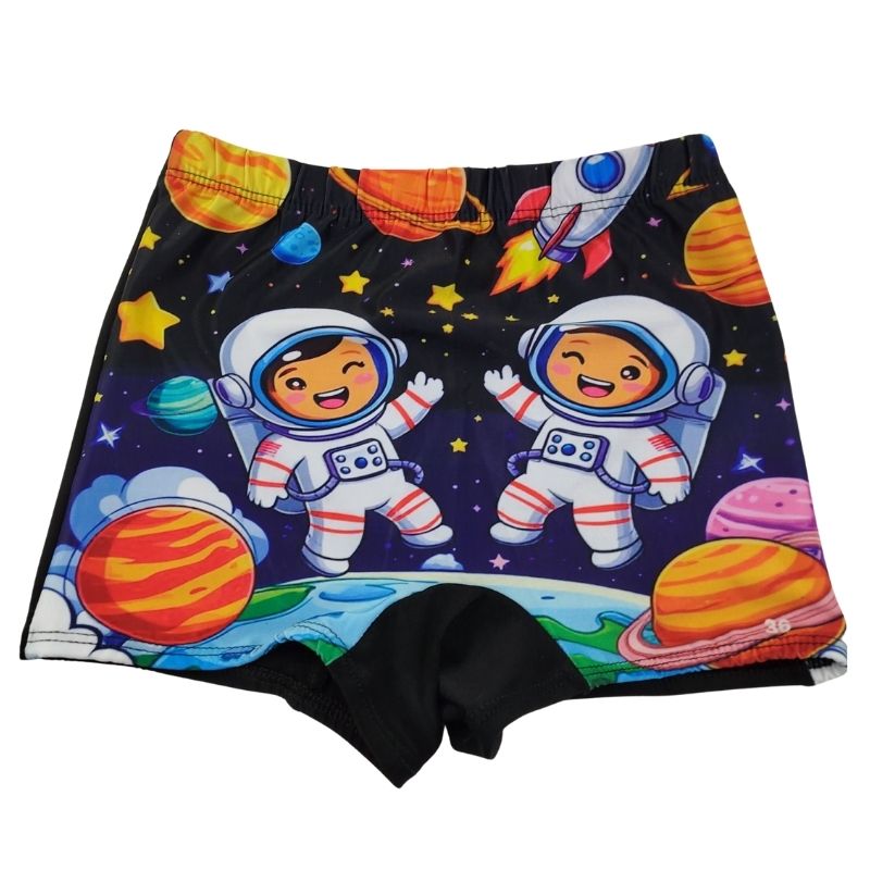 مایو شنا پسرانه طرح دار 