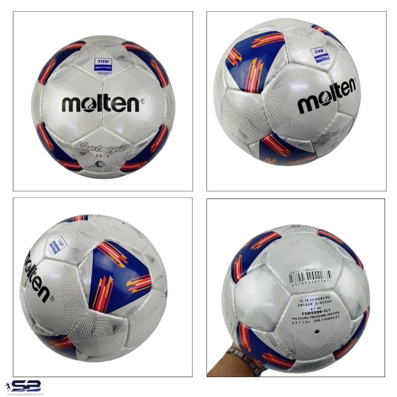  خرید  توپ فوتبال مولتن وانتاجیو سایز 5 رویه دوختی 