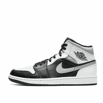 کتونی نایک جردن 1 مید وایت شدو jordan 1 mid white shadow