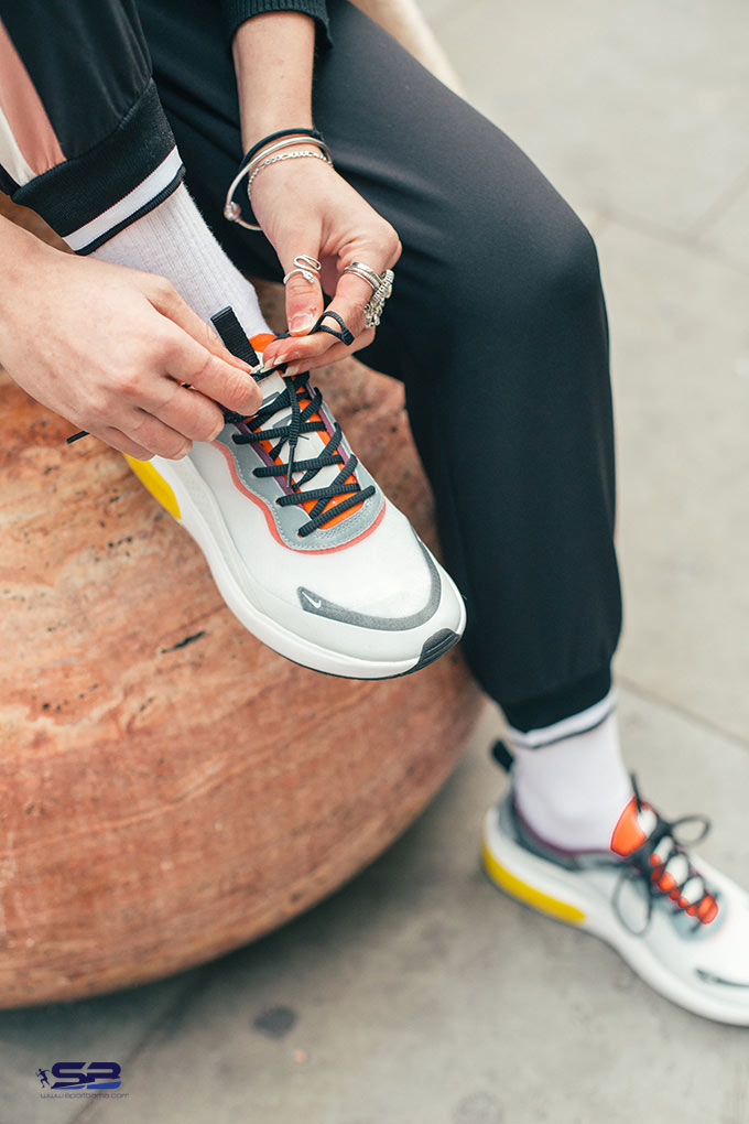  خرید  کفش کتانی بندی نایک ایرمکس مخصوص پیاده روی طولانی و دویدن