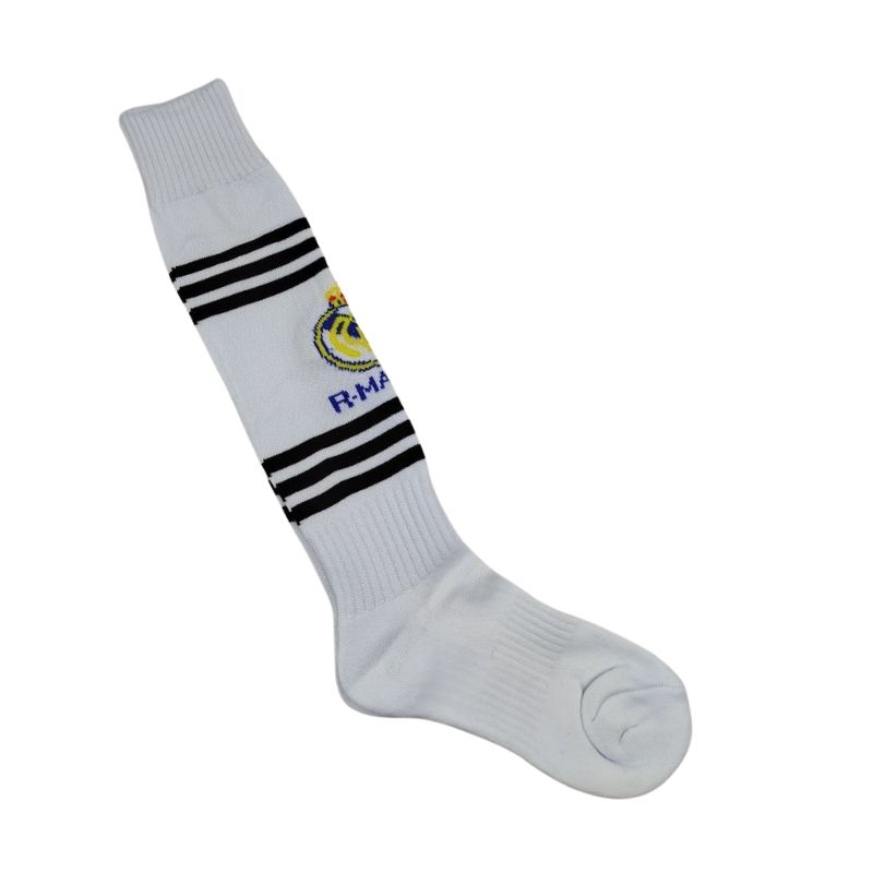 'جوراب فوتبالی بچه گانه کف حوله ای رئال مادرید'