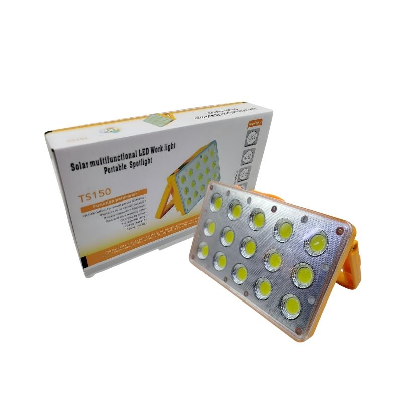 پروژکتور شارژی خورشیدی LED مدل TS150 چندکاره