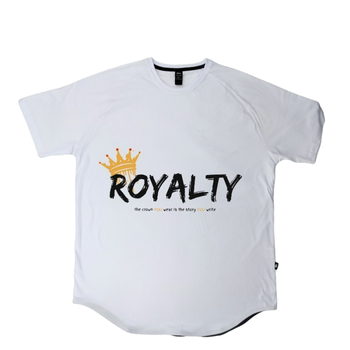 'تیشرت لانگ طرح تاج royalty'
