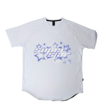 تیشرت لانگ طرح super star